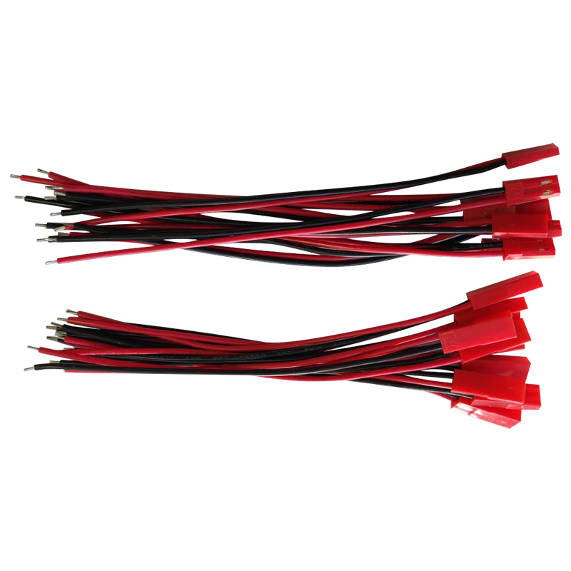 2Sets Battery Leads 22# 350mm / 24# 100mm JST Power Cable Wire For RC Model Aircraft Battery Connection Accessories