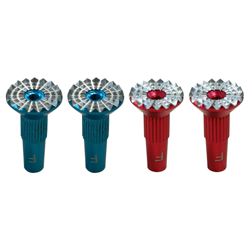 1set Mushroom Control Sticks Anti Slip Joystick Ends M3 M4 14mm Outer Size For JR FUTABA RC Transmitter