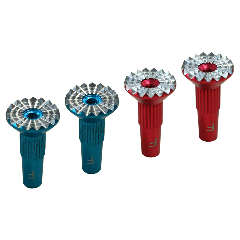 1set Mushroom Control Sticks Anti Slip Joystick Ends M3 M4 14mm Outer Size For JR FUTABA RC Transmitter