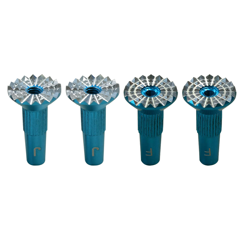 1set Mushroom Control Sticks Anti Slip Joystick Ends M3 M4 14mm Outer Size For JR FUTABA RC Transmitter