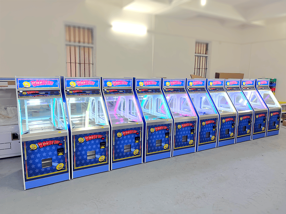bonus hole coin pusher machine