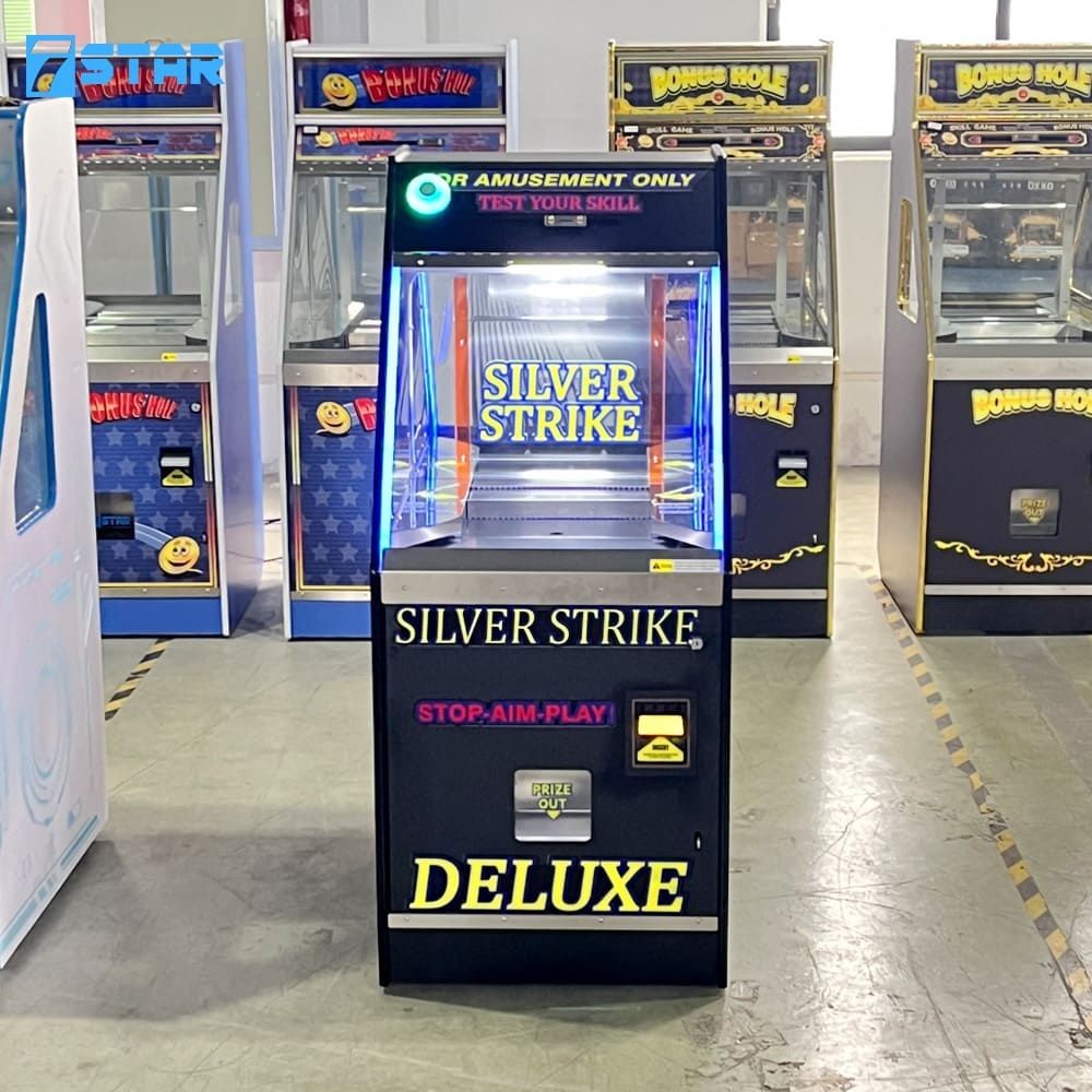 Coin Quarter Pusher Machine with Bill Changer