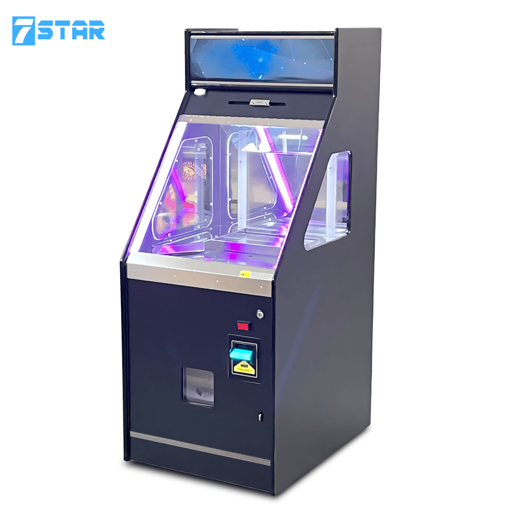 black bonus hole coin pusher machine
