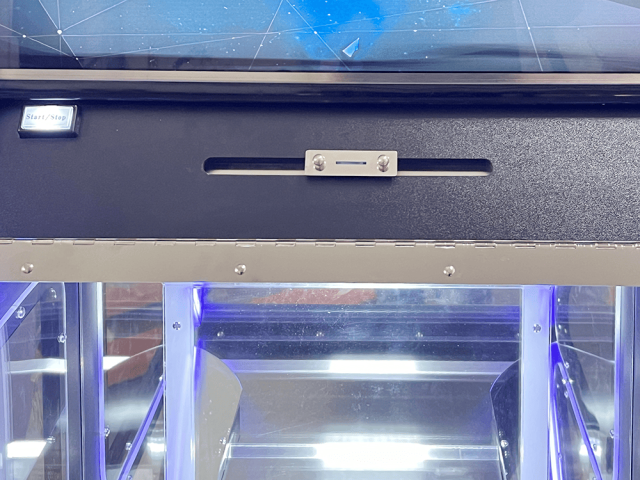 black bonus hole coin pusher machine