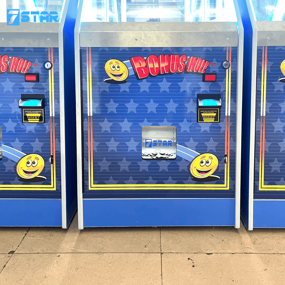  bonus hole coin pusher machine