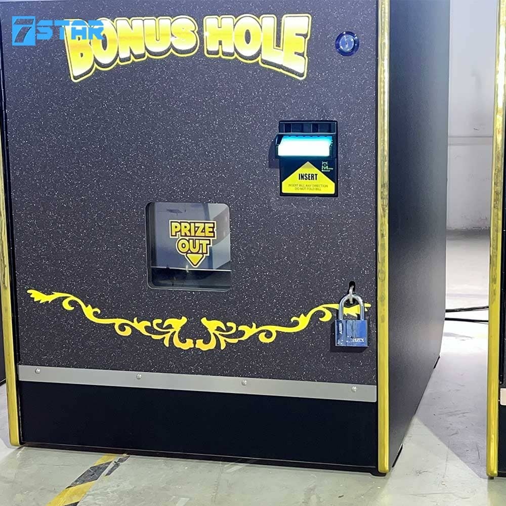 Black Gold Coin Pusher Machine for Sale | Bill Changer Included