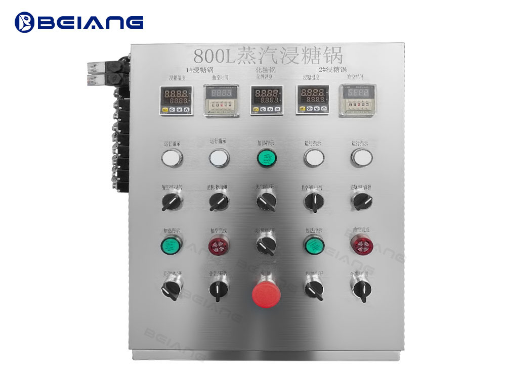 Vacuum sugar impregnation pot controller