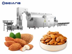 Almond roasting production line