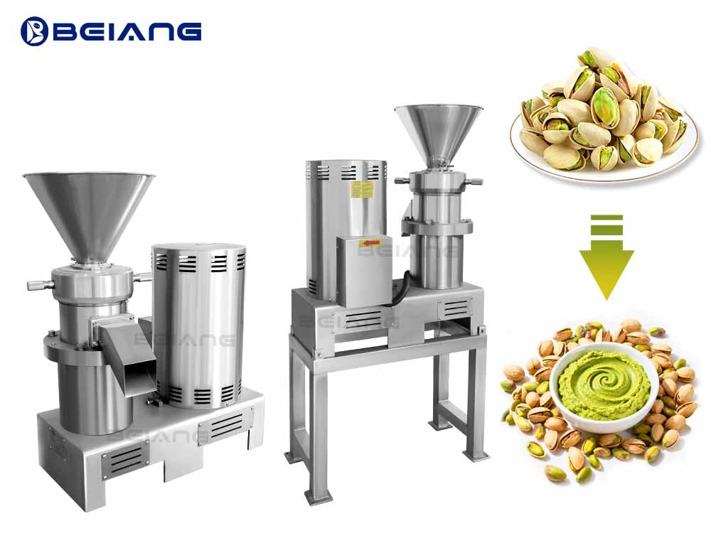 Pistachio butter grinding machine