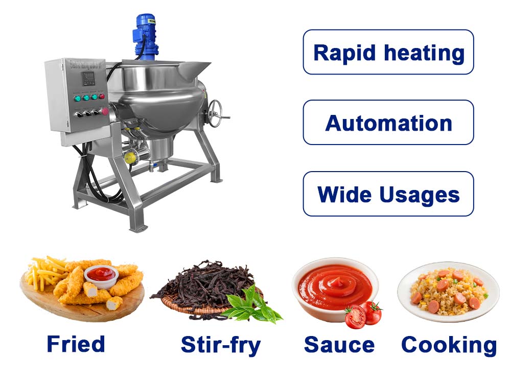Jacketed Kettles Pot for Industrial Use