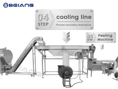 Cooling conveyor machine