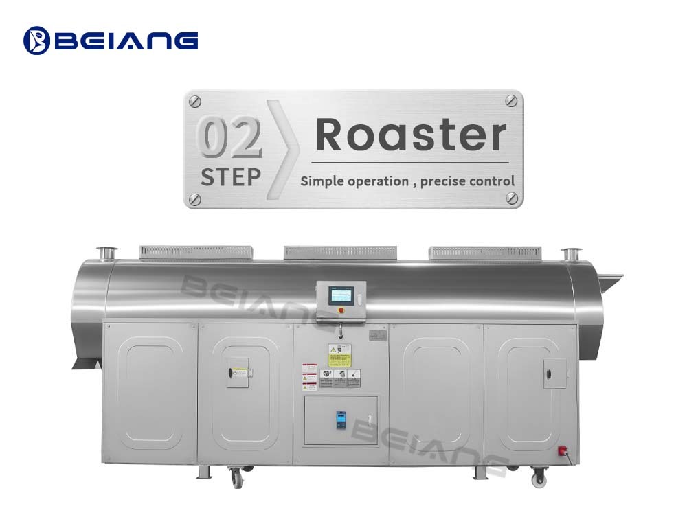 Peanut roaster machine