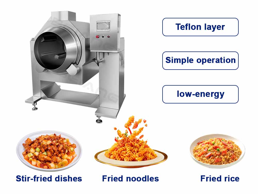 Automatic Drum Cooking Machine For Industrial Use