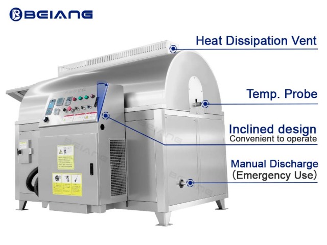 automatic oil seeds roasting machine supplier