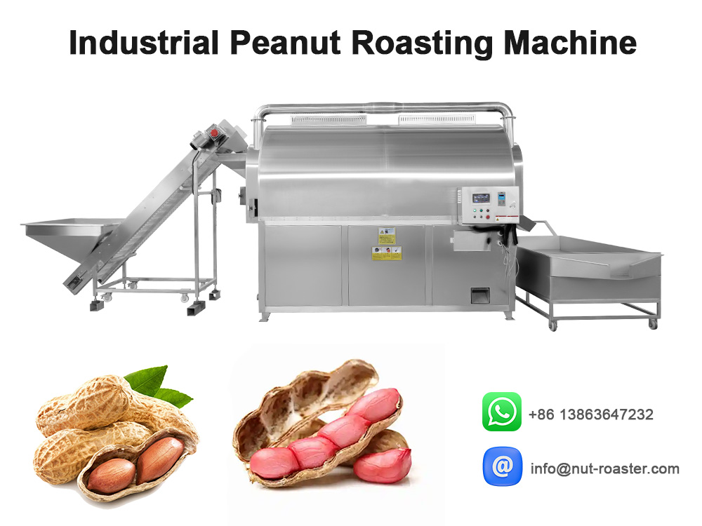 Industrial peanut roasting machine manufacturer