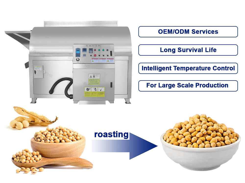 Industrial Soybean Roasting Machine Manufacturer