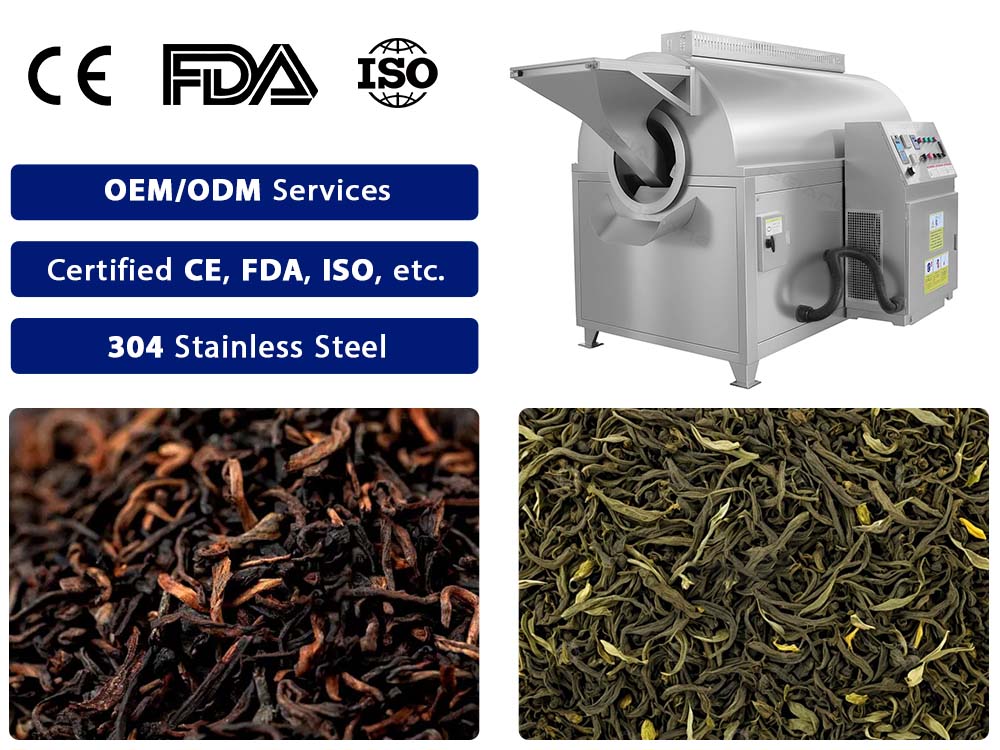 Automatic Tea Leaves Roasting Machine