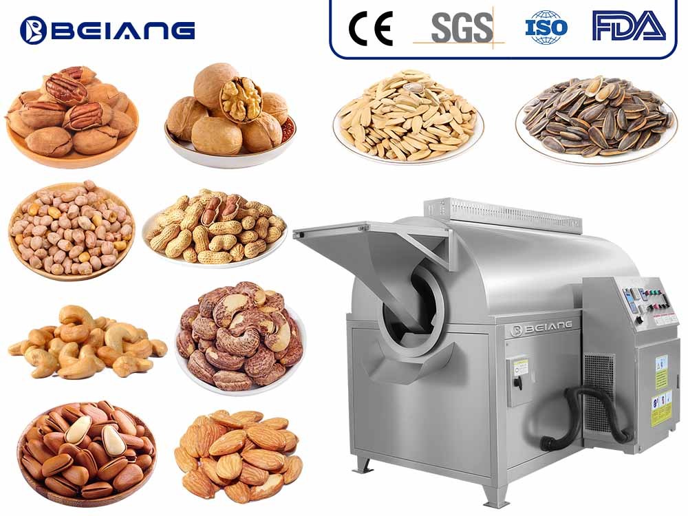 Automatic nut roasting machine price