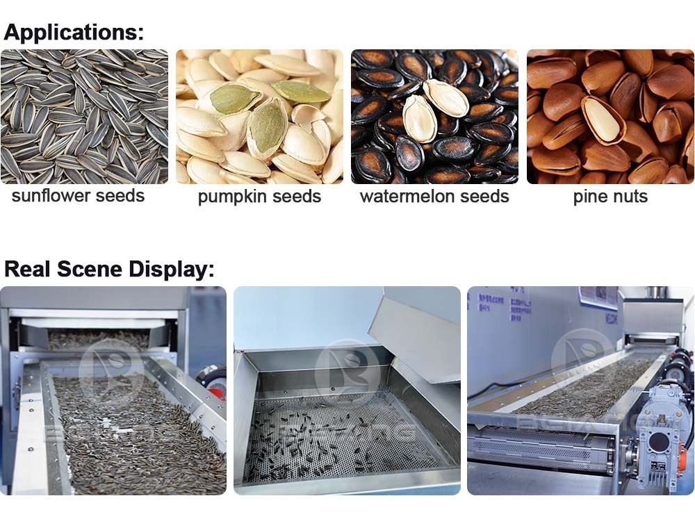Automatic Sunflower Seeds Roasting Line