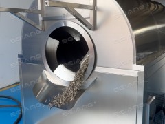 Выпускной патрубок газовой машины для обжарки семян подсолнечника