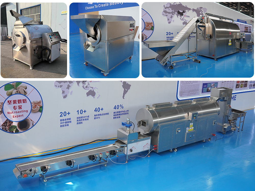 Nut roasting machine manufacturer