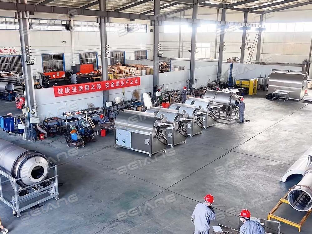 Grain roasting machine factory