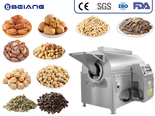 Electromagnetic nut roasting machine supplier