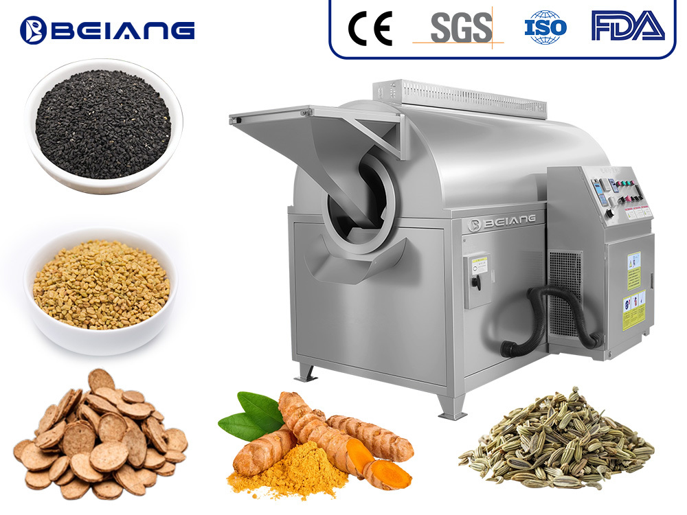 Multi Functional Herbal Roasting Machine Manufacturer