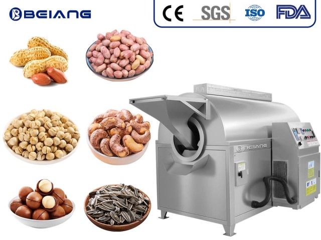 Automatic nut roaster machine