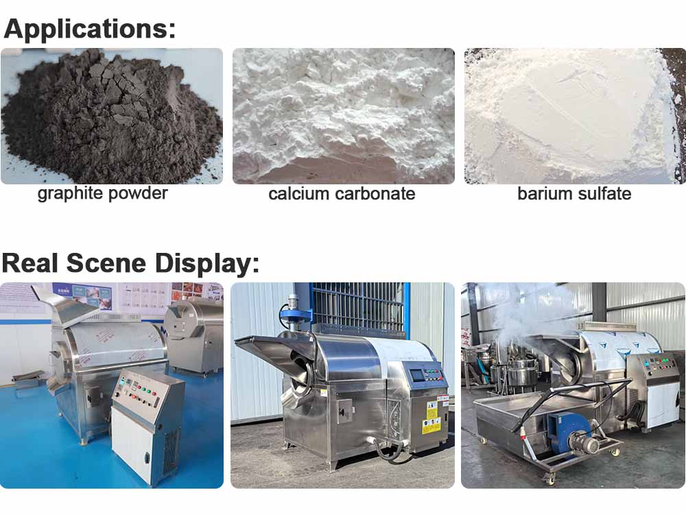 Chemical powder roasting machine