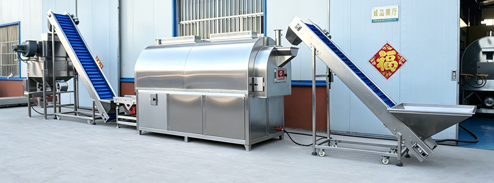Salt-Separating Type Nut Roasting Production Line
