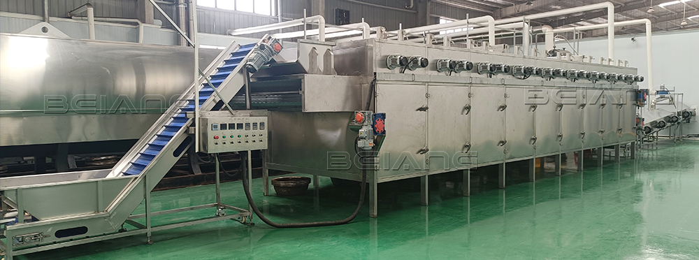 Large Continuous Spices Roasting Production Line