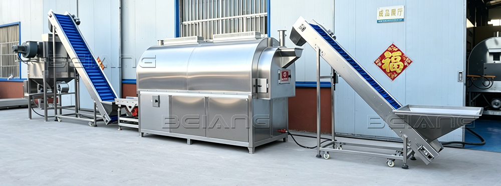 Labor-Saving Spices Roasting Production Line Price