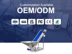 Customized services for the  belt inclined climbing conveyor
