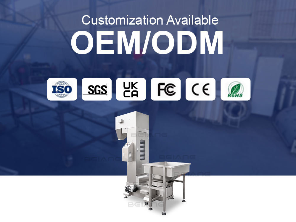 Custom feeding elevator 