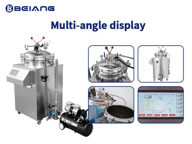 Details of the back pressure sterilizer machine