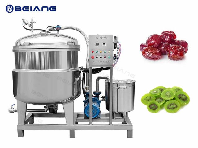 Vacuum Sugar Soaking Machine for the candied fruit 