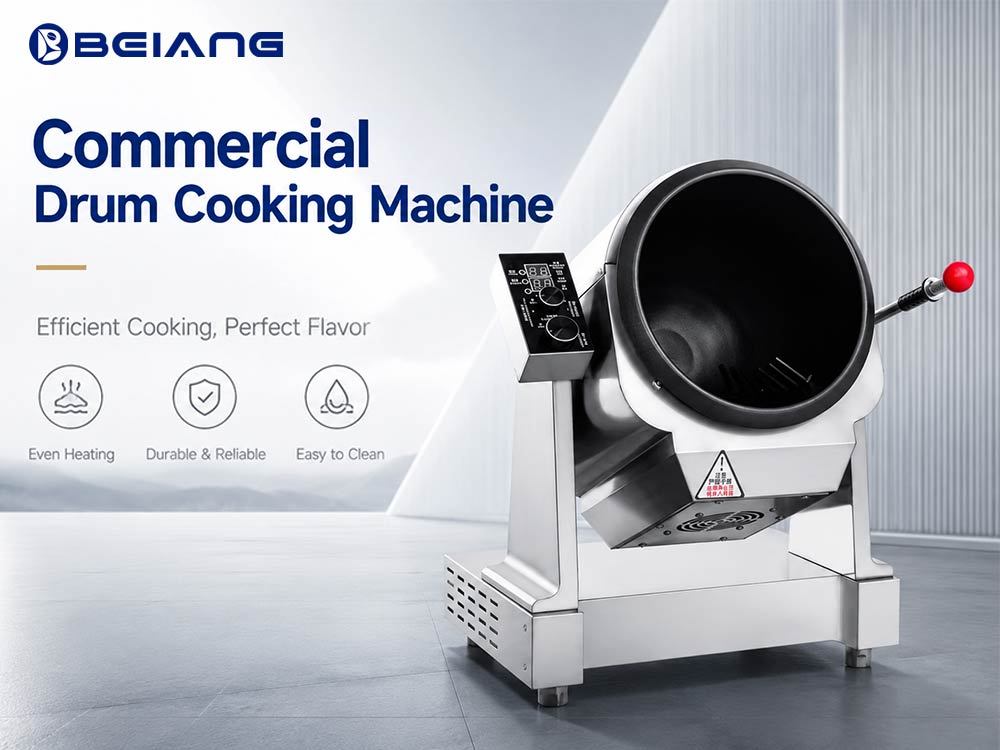 Commercial Drum Cooking Machine