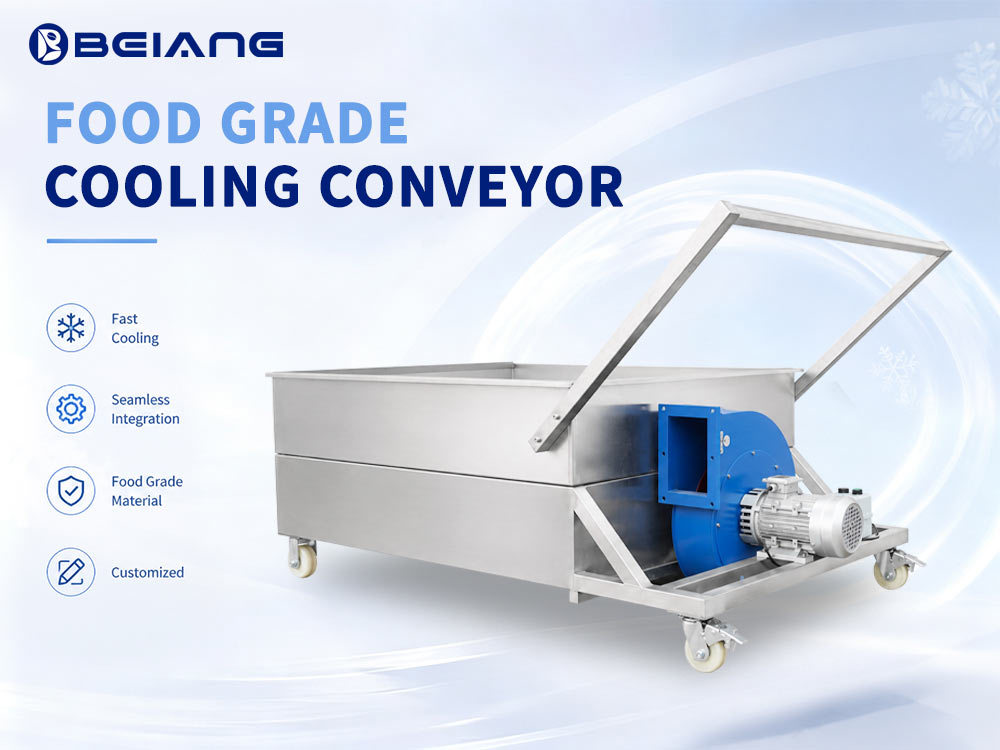 Multi Functional Negative Pressure Cooling Cart for Food Processing