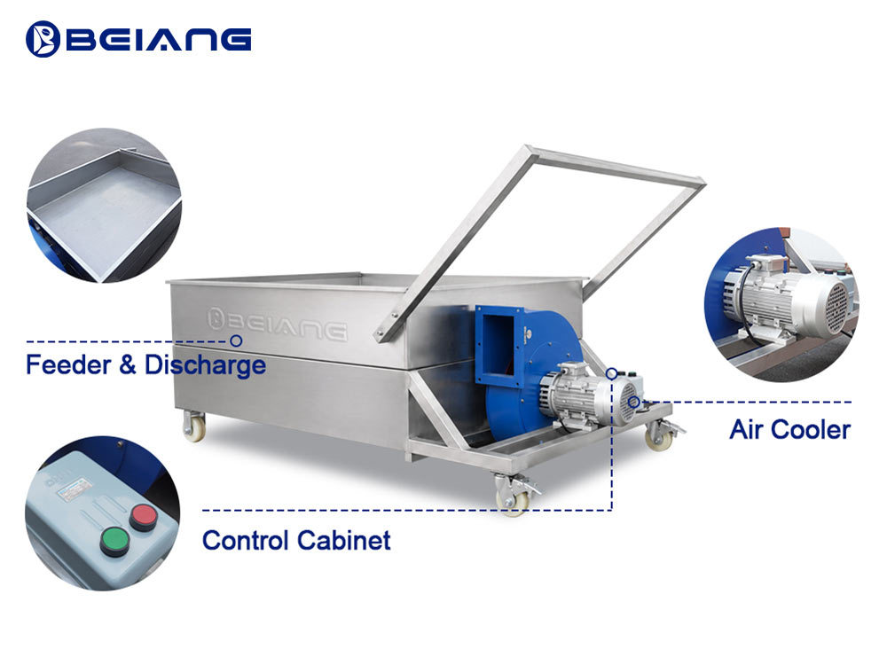 Multi Functional Negative Pressure Cooling Cart for Food Processing