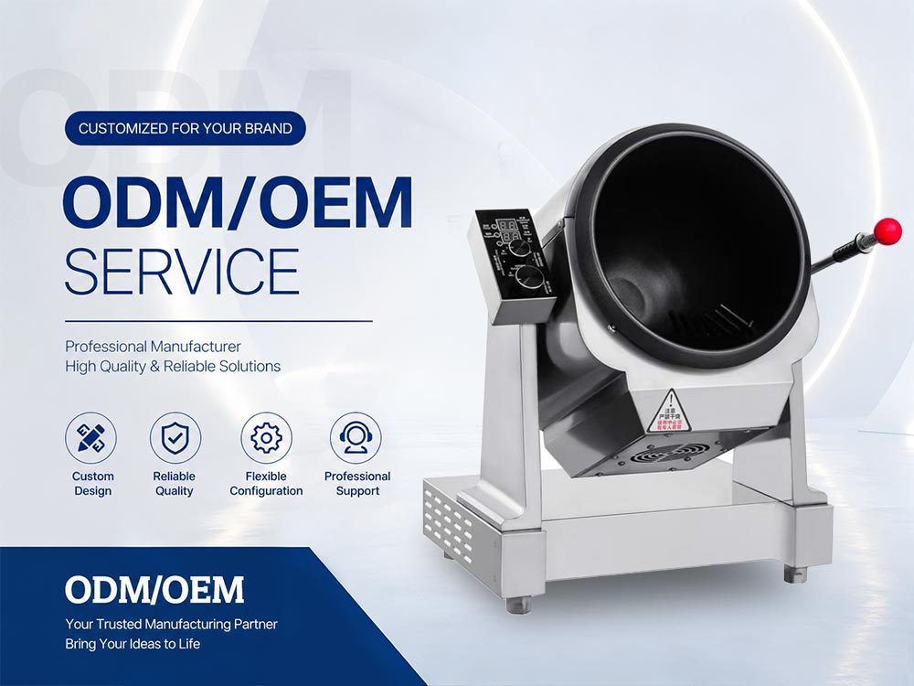 Customized Services for the Commercial Drum Cooking Machine