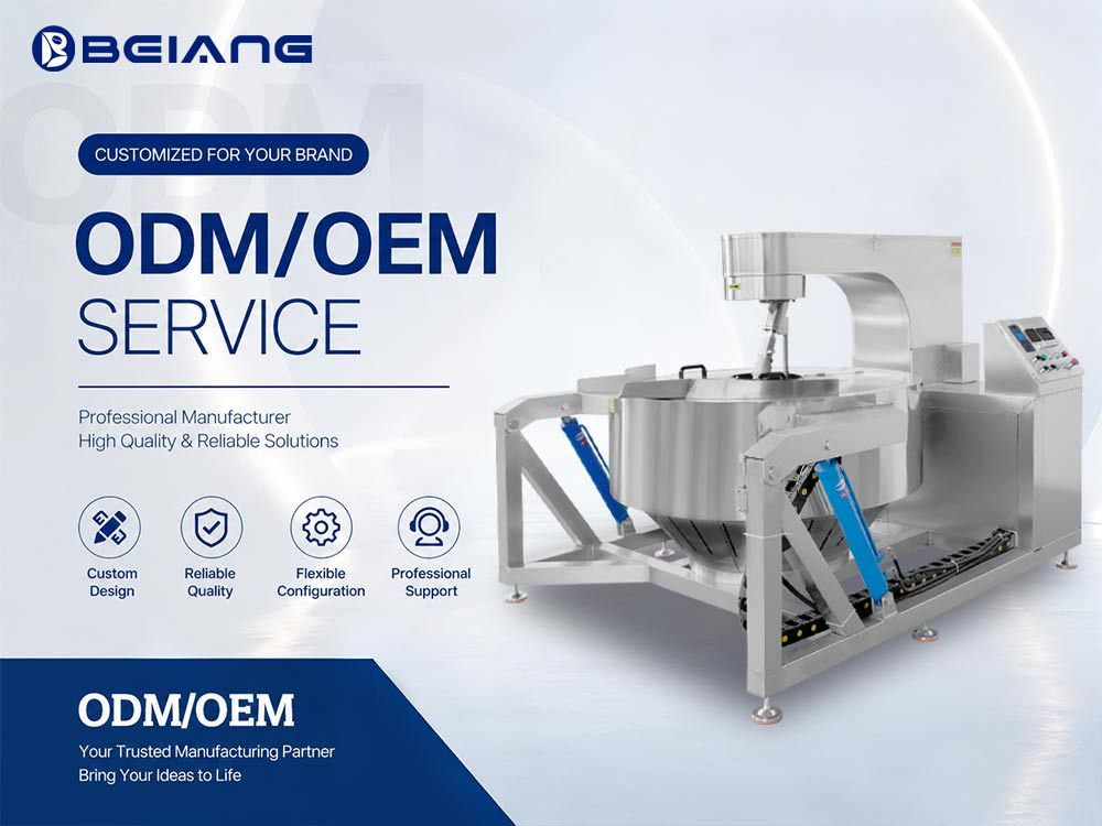 Customized Services for the Planetary Stirring Wok Machine