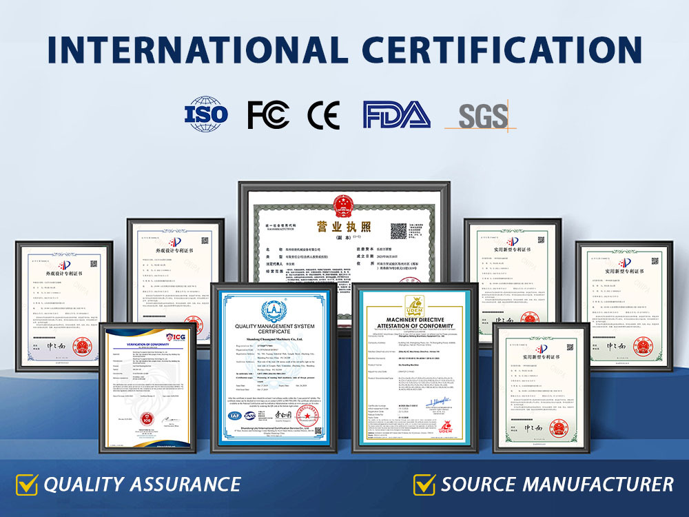 The automatic planetary stirring wok machine has certified CE, ISO, etc.