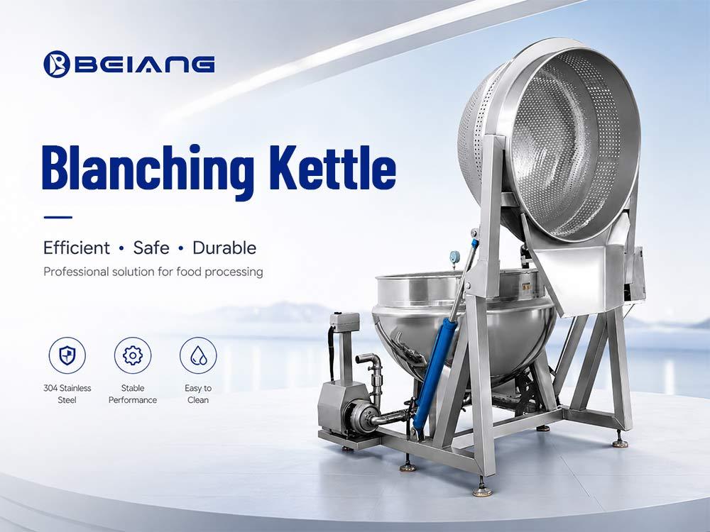 Automatic Blanching Kettle With Basket