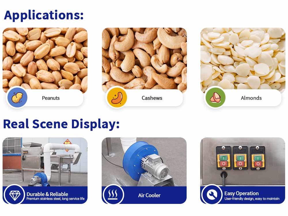 Multi Functional Peanut Peeling Machine