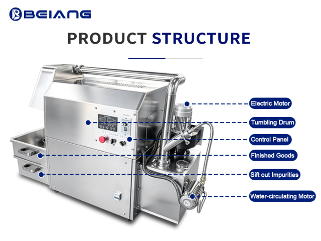 Industrial Dust Removal Roasting Machine for Nuts Seeds and Grains