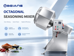 Octagonal Seasoning Machine | Automatic Snack Nut Flavoring Mixe