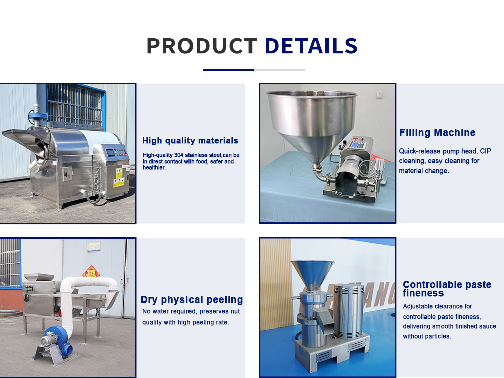 Commercial Peanut Butter Making Machine Production Line - Small Scale Nut Butter Grinder & Processing Plant