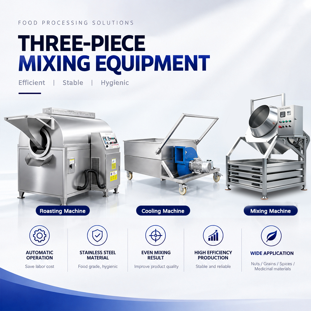 Peanut Processing Line | Nut Roasting Cooling Seasoning Machine