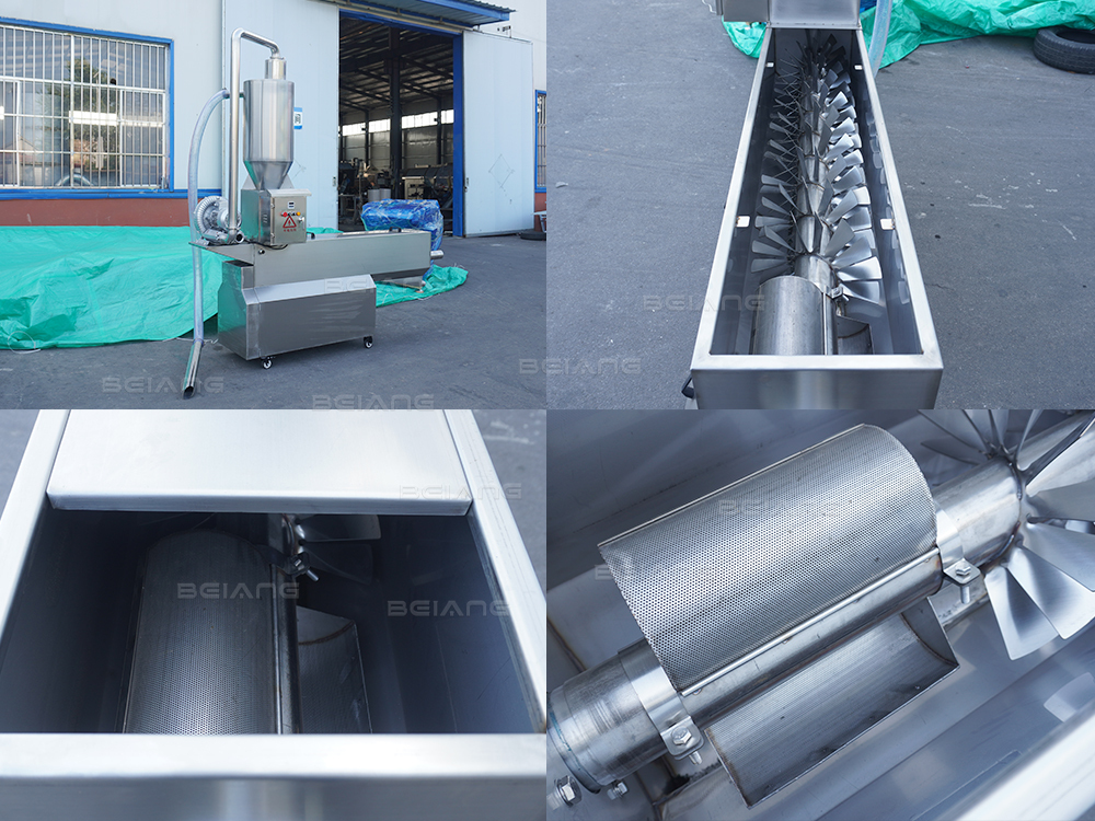 Commercial Sesame Seed Washing Machine - Stainless Steel Sesame Cleaner & Dewatering Machine (500-2000 kg/h)